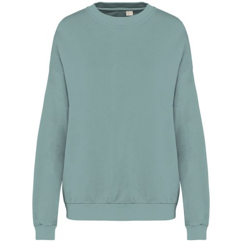 Unisex Oversized Terry280 Sweatshirt – Native Spirit in Washed Jade Green