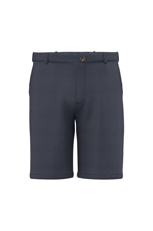 ausgewaschene Bermuda aus French Terry für Herren SP746 – Spasso in Washed Navy Blue