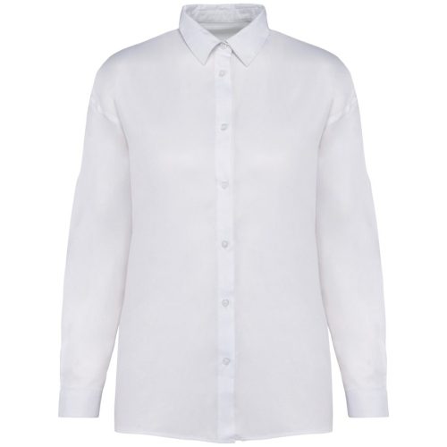Damenhemd aus Lyocell NS515 – Spasso in Washed White