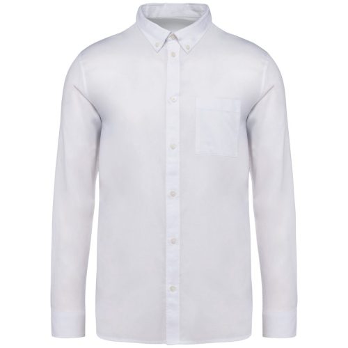 Herrenhemd aus Lyocell NS513 – Spasso in Washed White