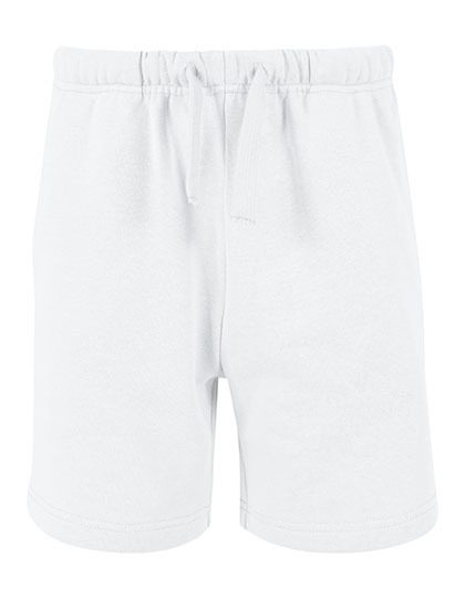 Kids Basic Sweatshorts – Build Your Brand Basic in White