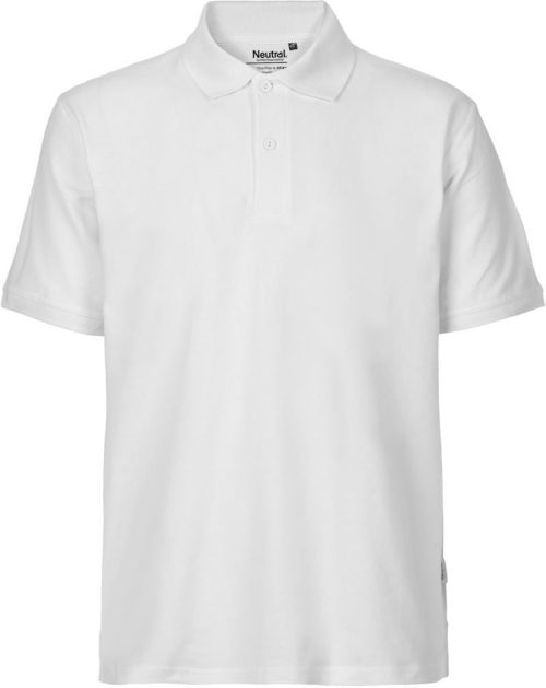 Herren Bio Piqué Polo O 20080 – Neutral in White
