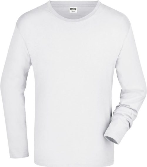 Herren T-Shirt langarm JN 913 – Daiber in White