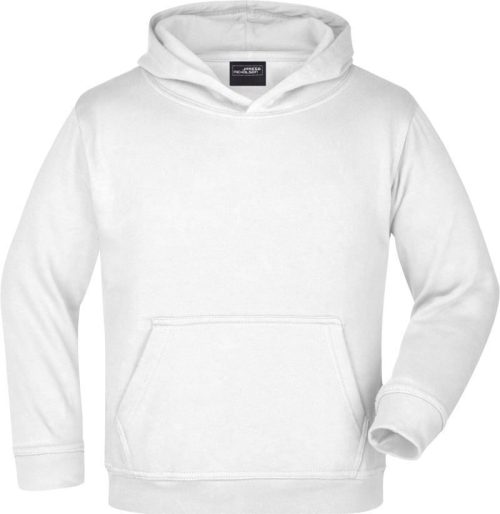 Kinder Kapuzen Sweater JN 47K – Daiber in White