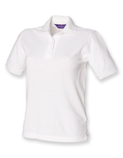Ladies´ 65/35 Classic Piqué Polo Shirt – Henbury in White