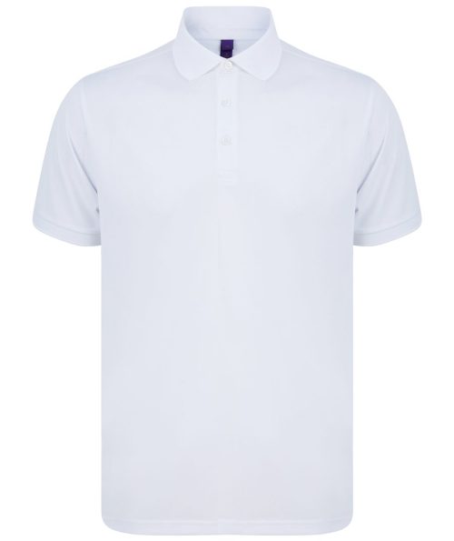 Recycled Polyester Polo Shirt – Henbury in White