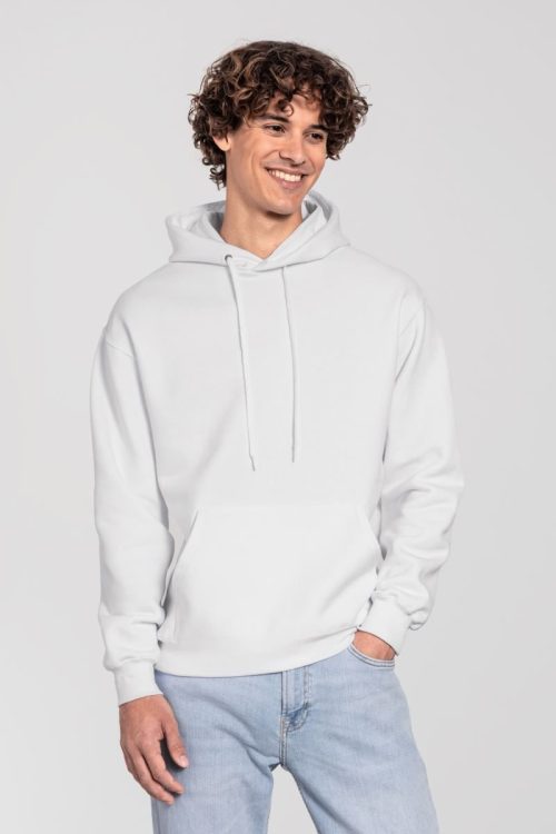 Schwerer Kapuzen Sweater Iconic Premium Hooded Sweat – Fruit of the Loom in White
