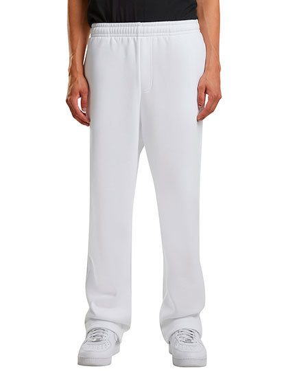 Fluffy Track Sweatpants – Build Your Brand in White