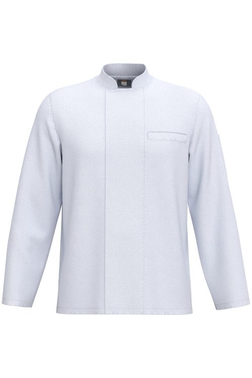 Umweltfreundliche, atmungsaktive Unisex-Kochjacke mit langen Ärmeln WK511 – WK in White