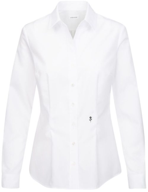 Bluse langarm Blouse Slim LSL – Seidensticker in White