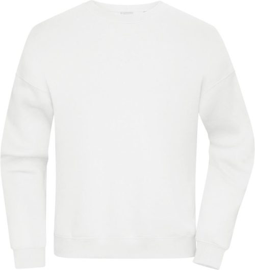 Schwerer Oversize Unisex Sweater 8042 – Daiber in White