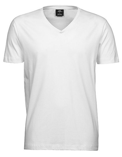 Fashion V-Neck Sof Tee – Tee Jays in White