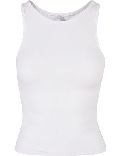 Damen Tanktop BY 208 – Build your Brand in White