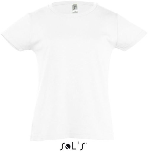 Mädchen T-Shirt Cherry – SOL'S in White