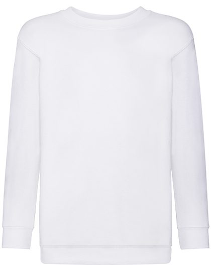 Kids´ Classic Set-In Sweat – Fruit of the Loom in White
