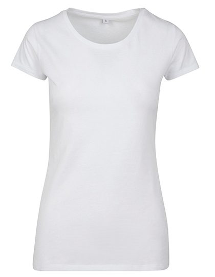 Ladies´ Merch T-Shirt – Build Your Brand in White