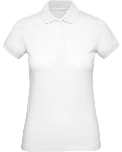 Damen Bio Piqué Polo Inspire Polo /women_° – B&C in White