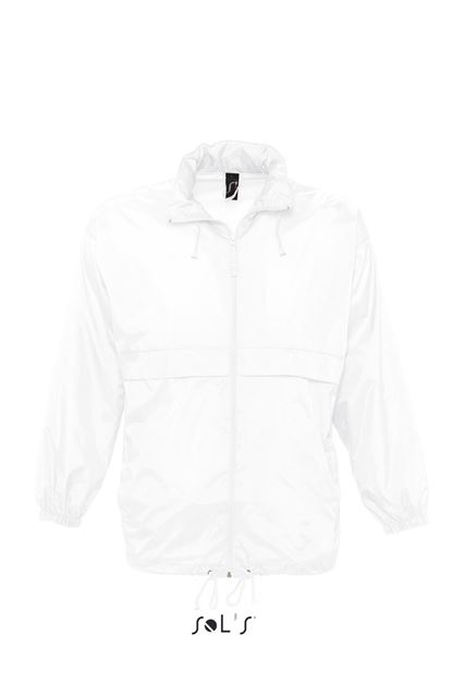 Sol's Surf - Unisex Water Repellent Windbreaker – SOL'S in White
