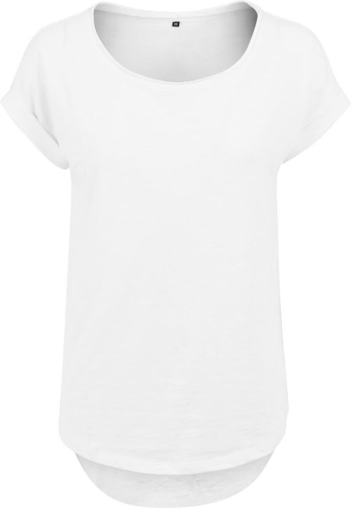 Damen Slub T-Shirt BY 036 – Build your Brand in White
