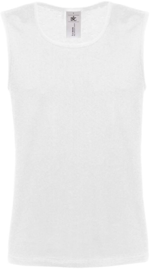 Herren Tanktop Athletic Move – B&C in White