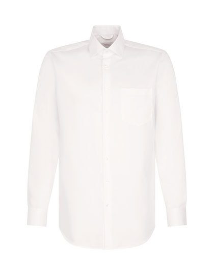 Men´s Shirt Regular Fit Fine Twill Longsleeve – Seidensticker in White