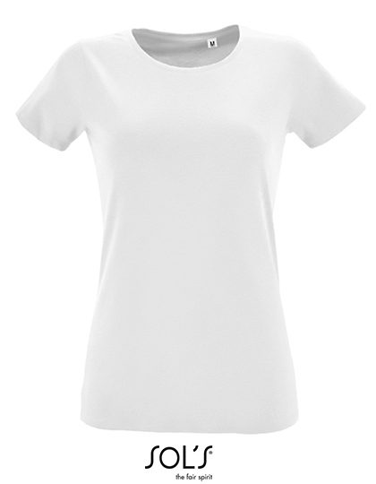 Women´s Round Neck Fitted T-Shirt Regent – SOL´S in White