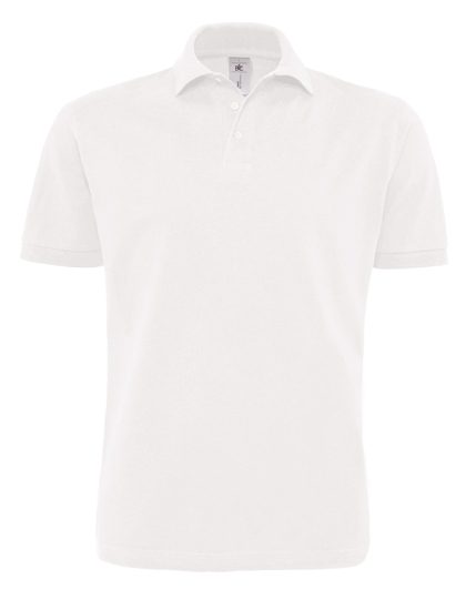 Unisex Polo Heavymill – B&C BE INSPIRED in White