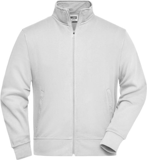 Sweatjacke mit Stehkragen JN 836 – Daiber in White