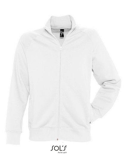 Men´s Zipped Jacket Sundae – SOL´S in White