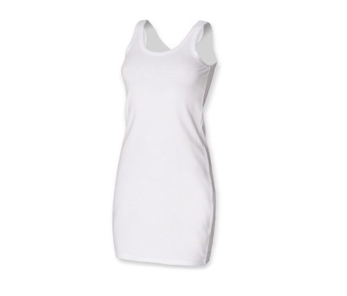 Women´s Stretch Vest Dress – SF Clothing in White