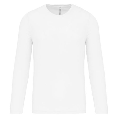 Herren Basic Sport Funktionsshirt Langarm PA443 – Proact in White