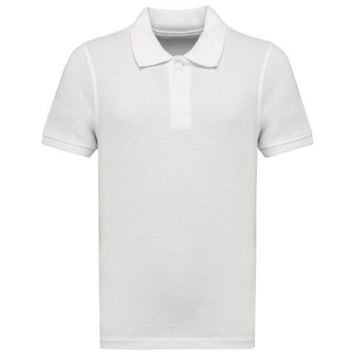 Piquépolohemd Bio180 Kind K2029 – Kariban in White