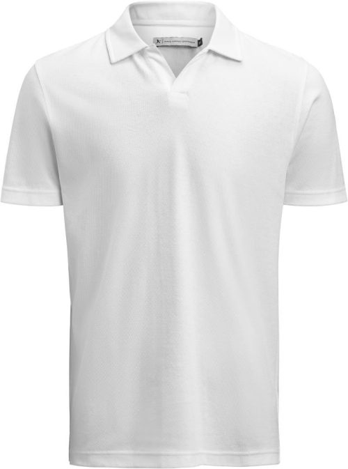 Schweres Herren Piqué Polo Scarsdale Polo Men – James Harvest in White