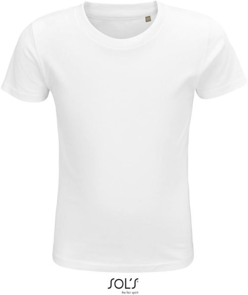 Kinder Bio T-Shirt Crusader Kids – SOL'S in White