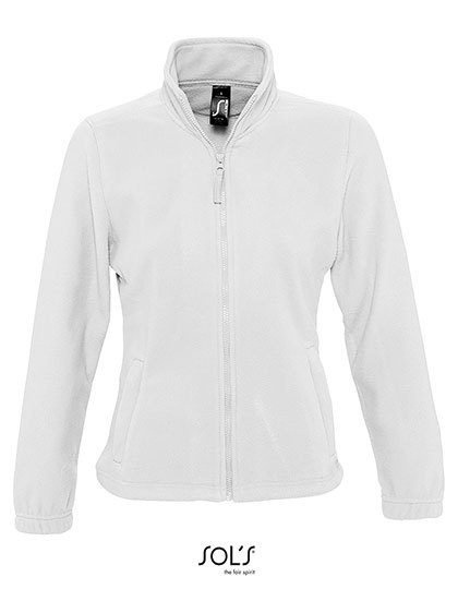 Women´s Fleece Jacket North – SOL´S in White