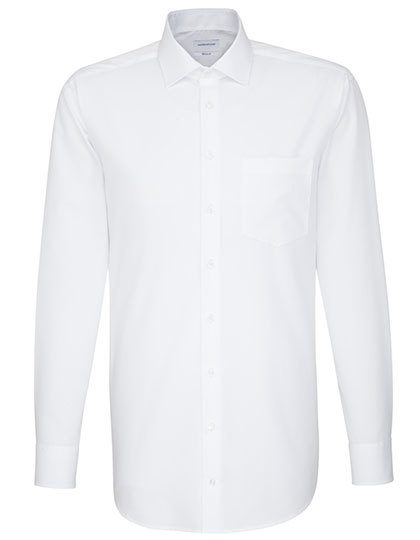 Men´s Shirt Regular Fit Long Sleeve – Seidensticker in White