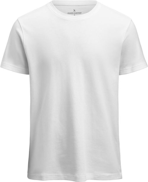 Schweres Herren T-Shirt Scarsdale T-Shirt Men – James Harvest in White