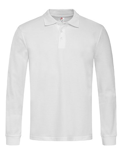 Classic Polo Long Sleeve – Stedman® in White