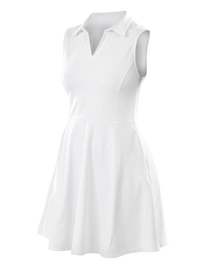 Recycled Womens Fitness Dress – Result Recycled in White