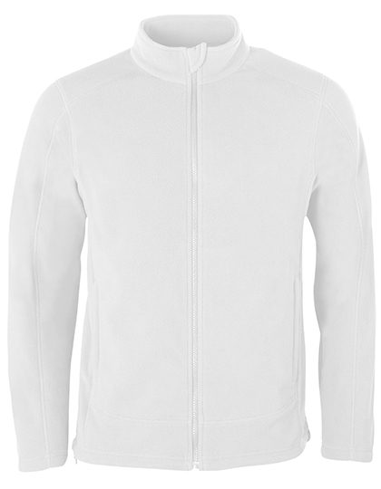 Men´s Full- Zip Fleece Jacket – HRM in White