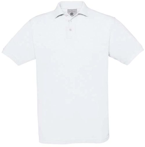 Safran men's polo shirt PU409 – B&C in White