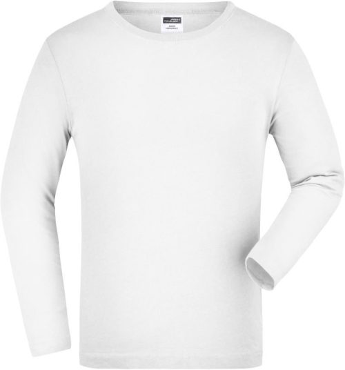 Kinder T-Shirt langarm JN 913K – Daiber in White