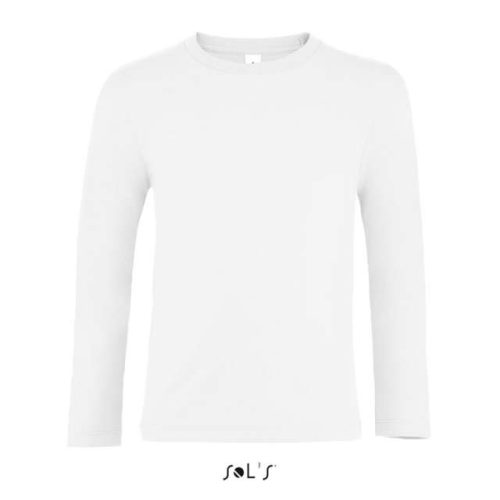 Sol's Imperial Lsl Kids' - Long Sleeve T-Shirt – SOL'S in White