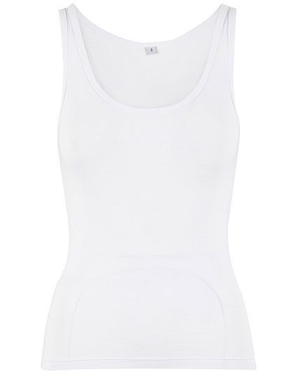 Ladies Basic Tank Top – New Morning Studios in White
