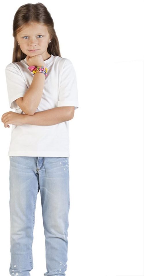 Kinder Premium T-Shirt 399 – Promodoro in White