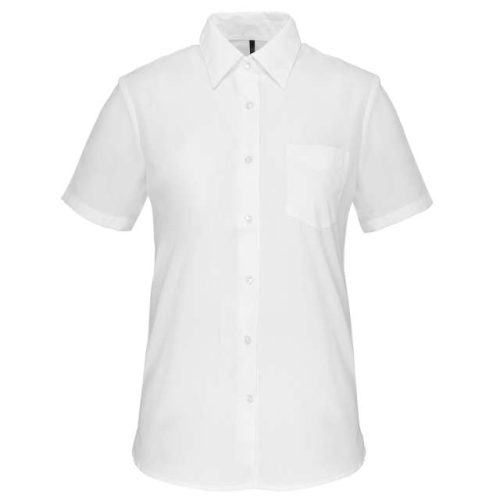 Judith - Ladies' Short-Sleeved Shirt – Kariban in White
