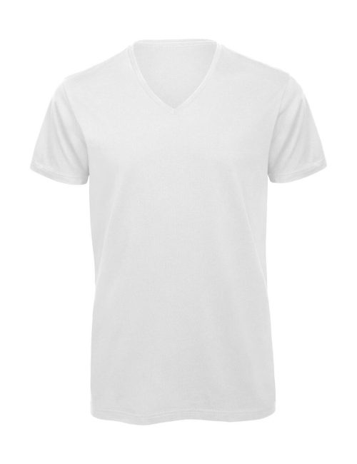 Organic Cotton Inspire V-neck T-shirt TM044 – B&C in White
