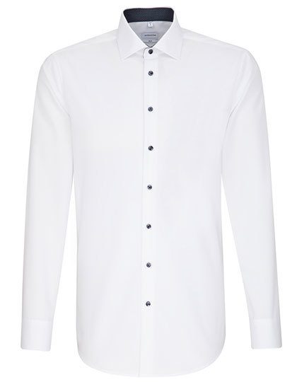 Men´s Shirt Poplin Slim Fit Long Sleeve – Seidensticker in White