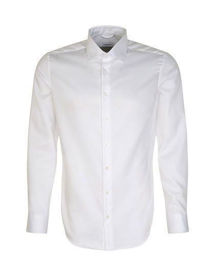 Men´s Shirt Shaped Fit Fine Twill Longsleeve – Seidensticker in White