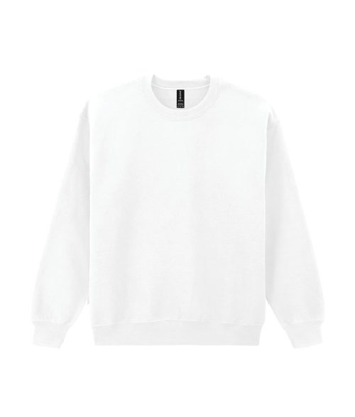 Dryblend  Classic Fit Adult Crewneck Sweatshirt® 12000 – Gildan in White